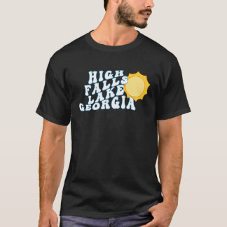 High Falls Lake Georgia GA Retro Family Vacation S T Shirt