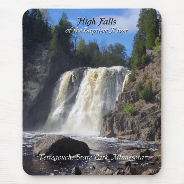 High Falls MN mousepad Musmatta (Framsidan)