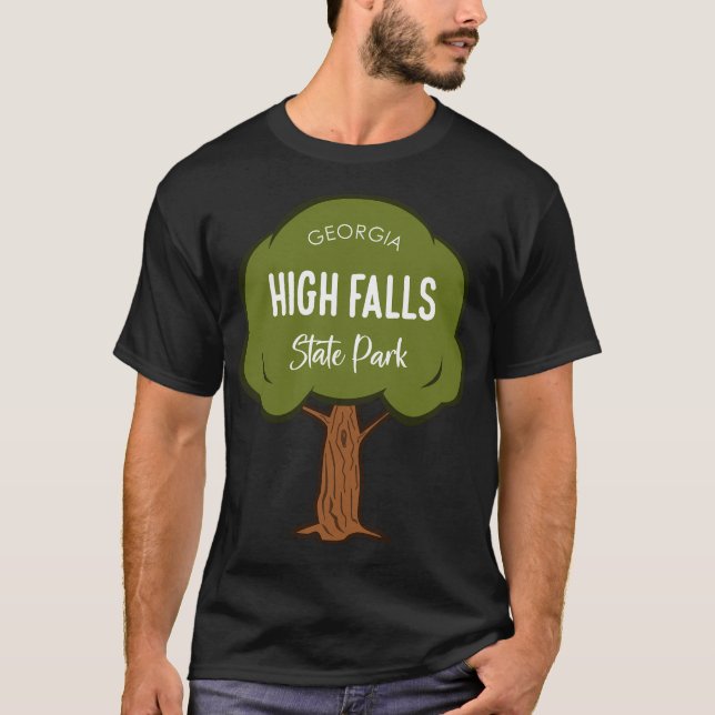 High Falls State Park Georgia T Shirt (Framsida)