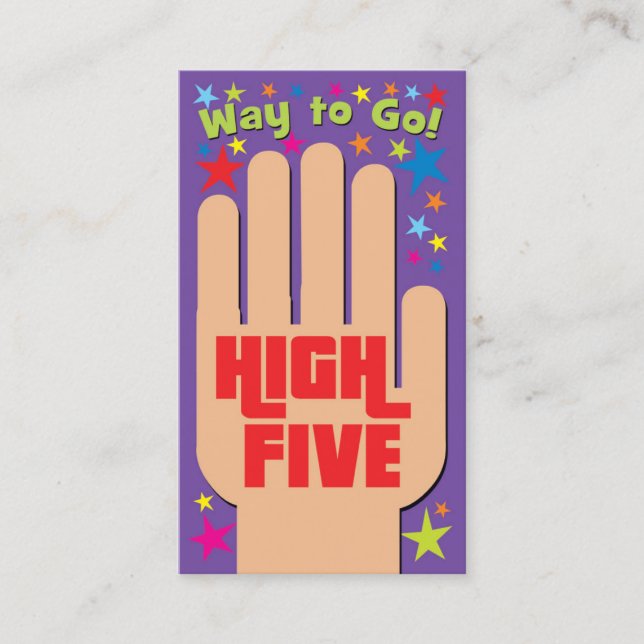 High Five Business Cards (Framsida)