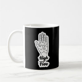 High Five Palmistry Hand Spådom Mystisk  Kaffemugg