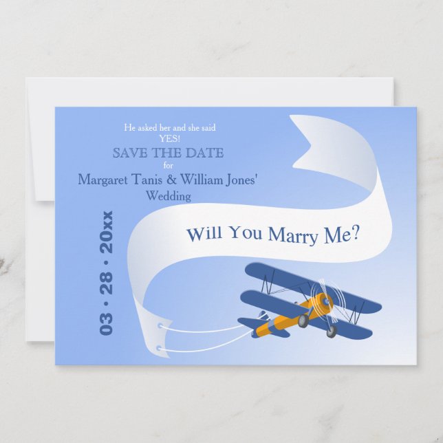 High Flyer Spara datum-anmälan Inbjudningar (Framsida)