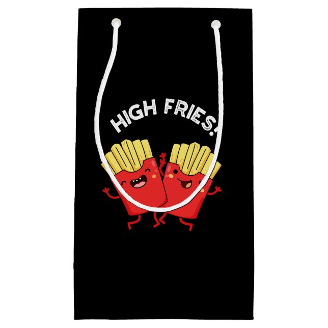 High Fries Funny Friend Pun Mörk BG (Framsidan)