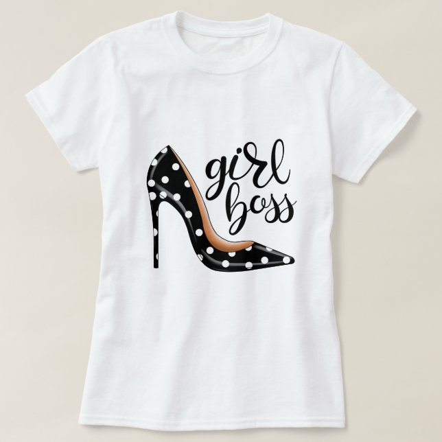 High Heel Girl Chef T Shirt (Design framsida)