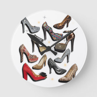 High Heel Shoe Collage Gnistra Mode Pumps Rund Klocka