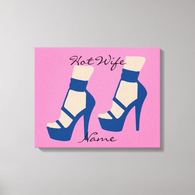 High Heel Shoe Thunder_Cove Canvastryck (Framsida)
