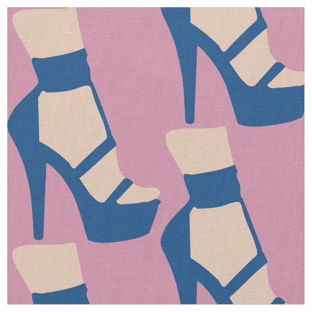 High Heel Shoe Thunder_Cove Tyg (Närbild)