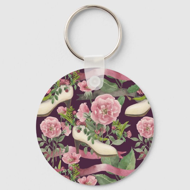 High Heel Shoes, Vintage, Dam, Ro Nyckelring (Framsida)