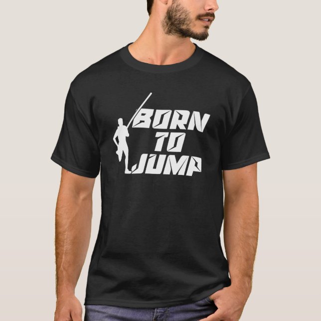 High Jumper  Athletics Track & Field  High Jumping T Shirt (Framsida)