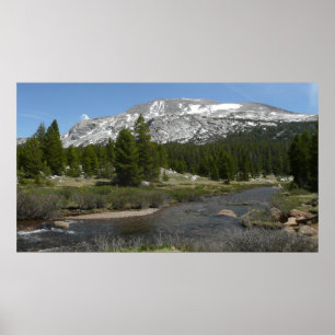 High Land Mountain Stream II i Yosemite Poster