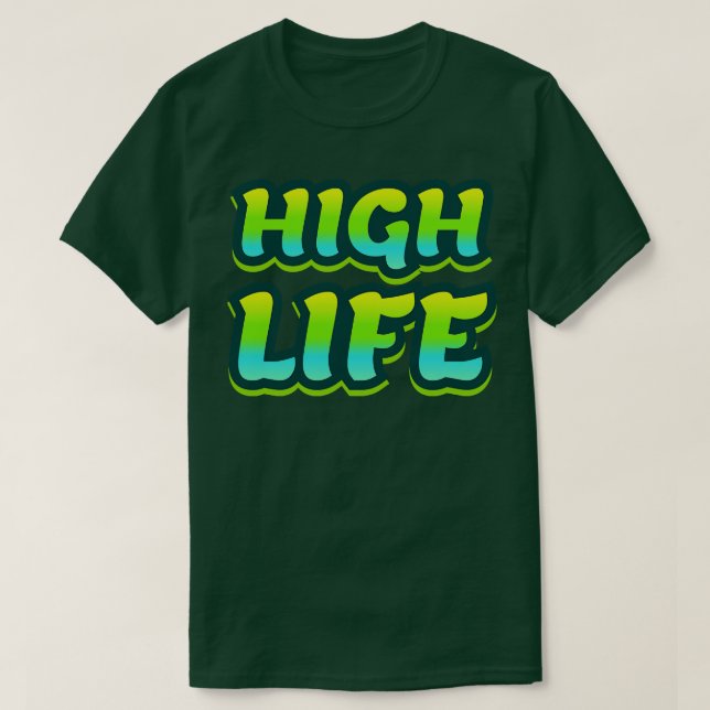High Life Graffiti Brev T Shirt (Design framsida)