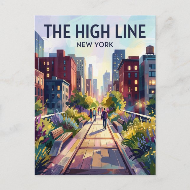 High Line USA Vykort (Framsida)