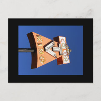 High Neon Stil-tecken Vykort