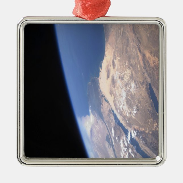 High oblique scen julgransprydnad metall (Framsidan)