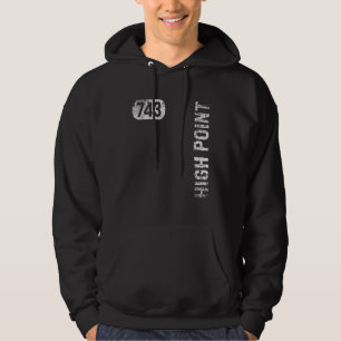 High Point North Carolina 743 områdeskod Vintage R Hoodie
