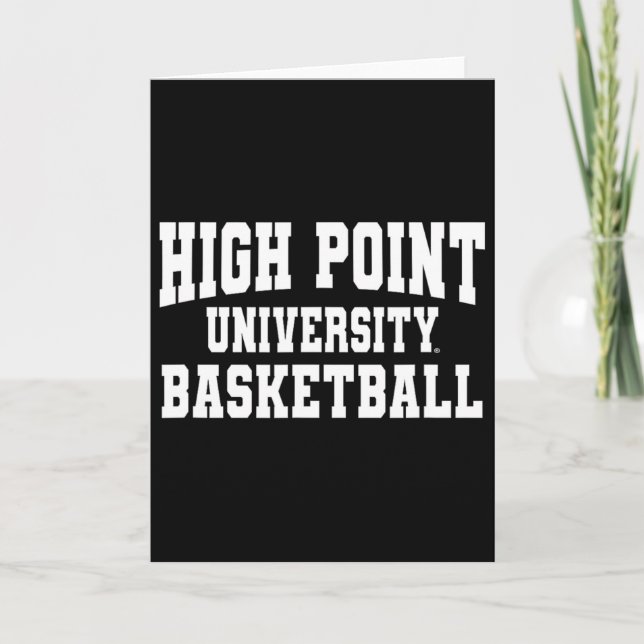 High Point Panthers University Sketll 02 Sports Fa Kort (Framsida)
