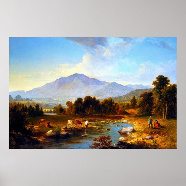 High Point Shandaken Mountains Asher Brown Durand Poster (Framsidan)