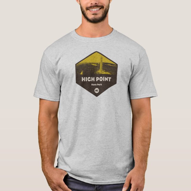 High Point State Park New jersey T Shirt (Framsida)