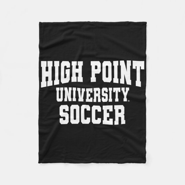High Point University Panthers Fotboll Ncaa Hp23  Fleecefilt (Framsidan)
