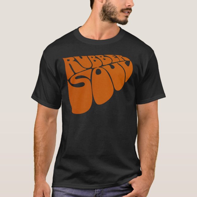 [HIGH QUALITY] Rubber Soul Logotyp Essential T-Shi T Shirt (Framsida)