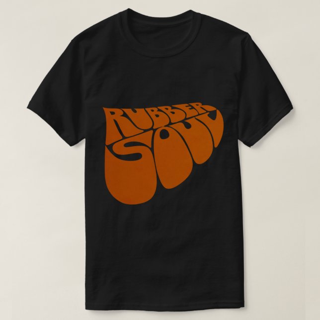 [HIGH QUALITY] Rubber Soul Logotyp Essential T-Shi T Shirt (Design framsida)