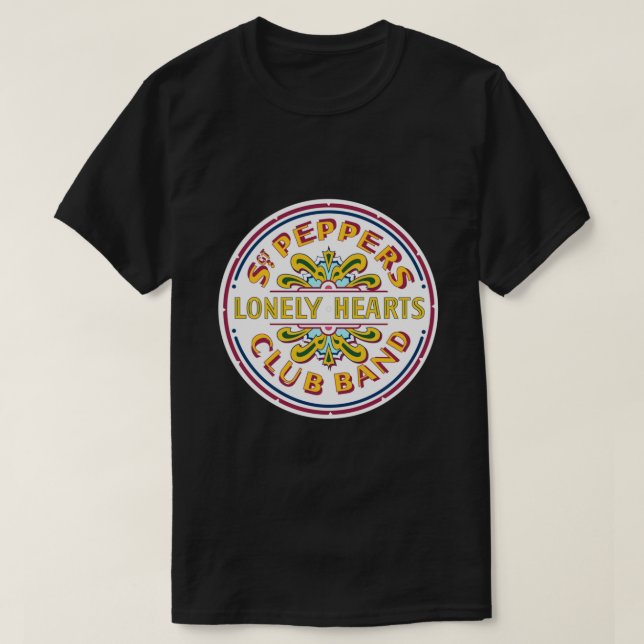 [HIGH QUALITY] Sgt Pepper Logo Classic T-Shirt (Design framsida)