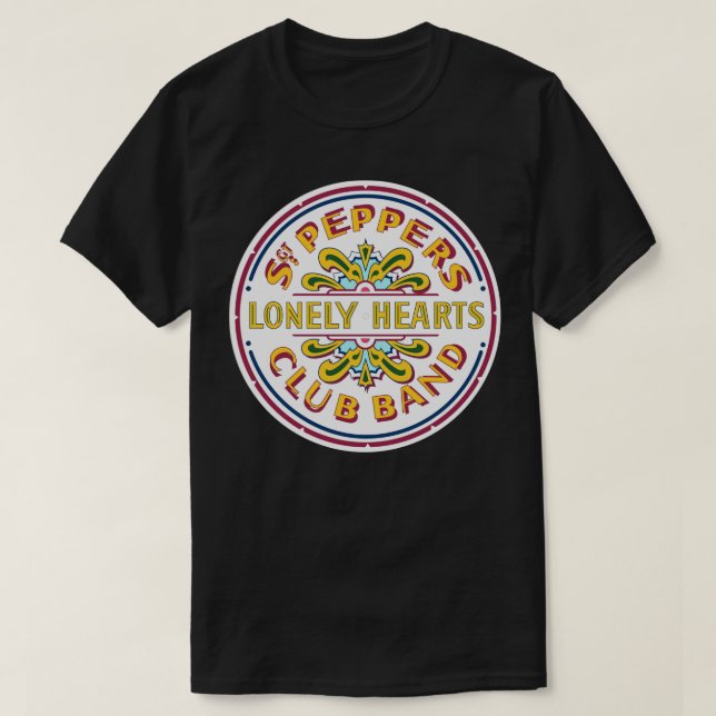 [HIGH QUALITY] Sgt Pepper-Logotyp Sticker T Shirt (Design framsida)