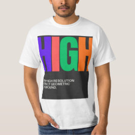 High-Resolution Abstract Art T Shirt