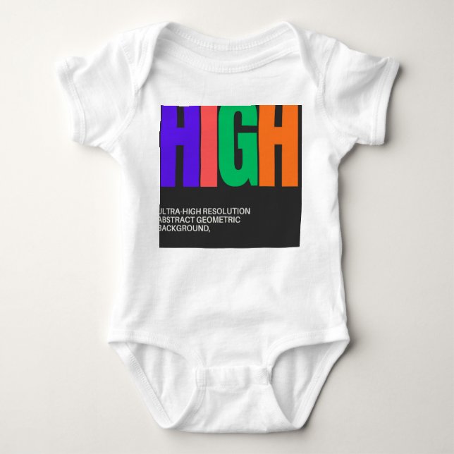 High-Resolution Abstract Art  T Shirt (Framsida)