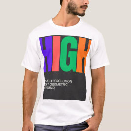 High-Resolution Abstract Art T Shirt