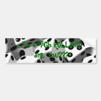 high_rollah_Bumperklistermärke Bildekal