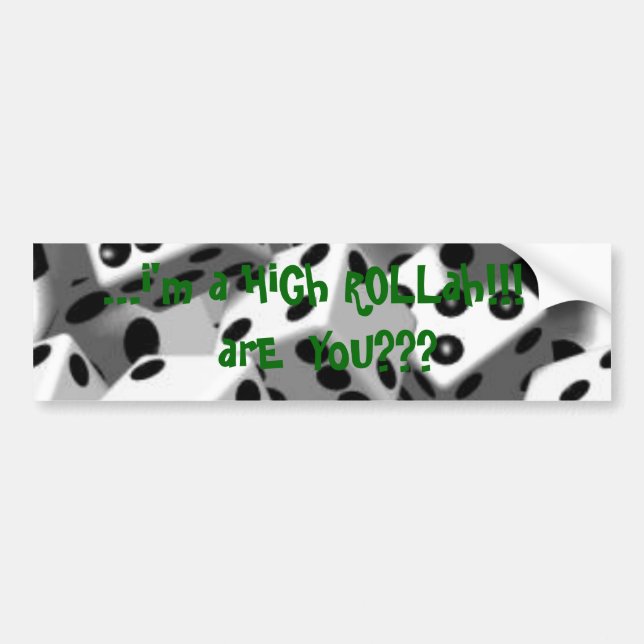 high_rollah_Bumperklistermärke Bildekal (Framsidan)