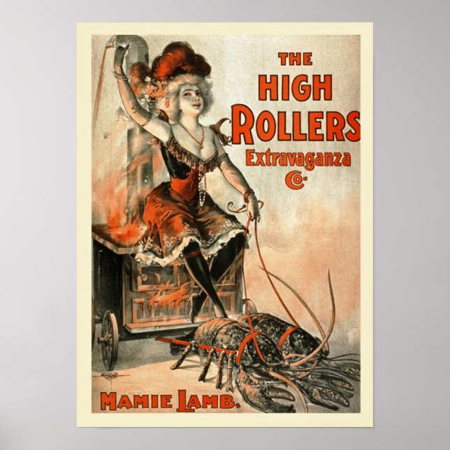 High Roller Extravaganza Vintage affisch (Framsidan)