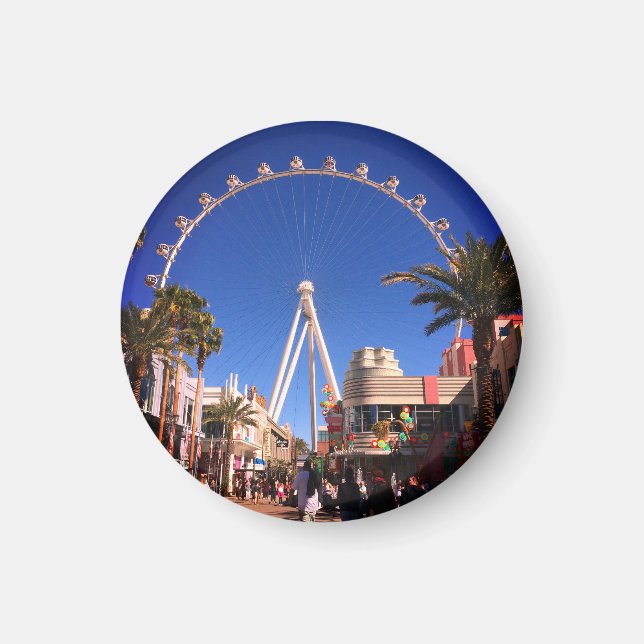 High Roller Ferris Wheel Las Vegas #1 Magnet (Framsidan)
