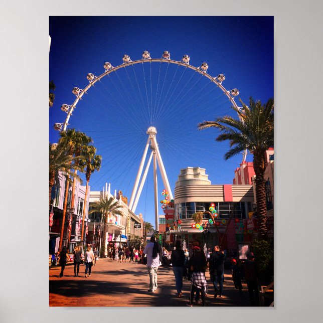 High Roller Ferris Wheel Las Vegas #1 Poster (Framsidan)