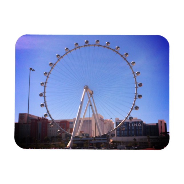 High Roller Ferris Wheel Las Vegas #2-2 Magnet (Horisontell)