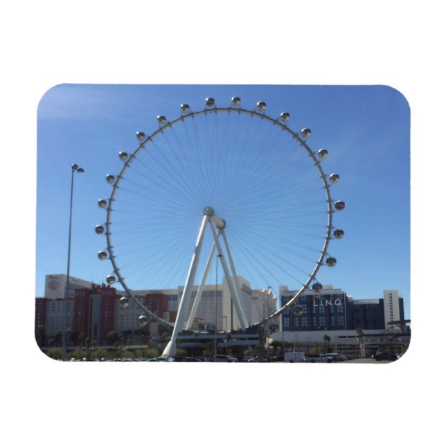 High Roller Ferris Wheel Las Vegas #2 Photo Magnet (Horisontell)