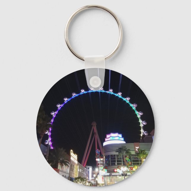 High Roller Ferris Wheel Las Vegas #3 Keychain Nyckelring (Framsida)