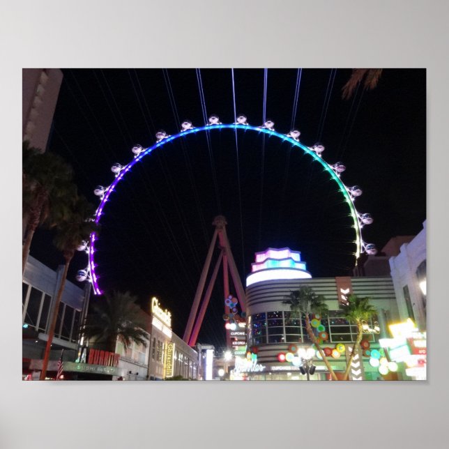 High Roller Ferris Wheel Las Vegas #3 Poster (Framsidan)