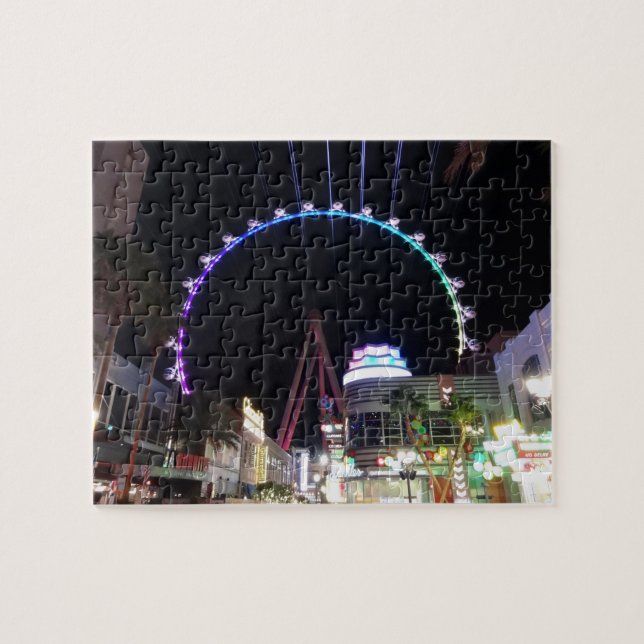 High Roller Ferris Wheel Las Vegas #3 Puzzle Pussel (Horisontell)