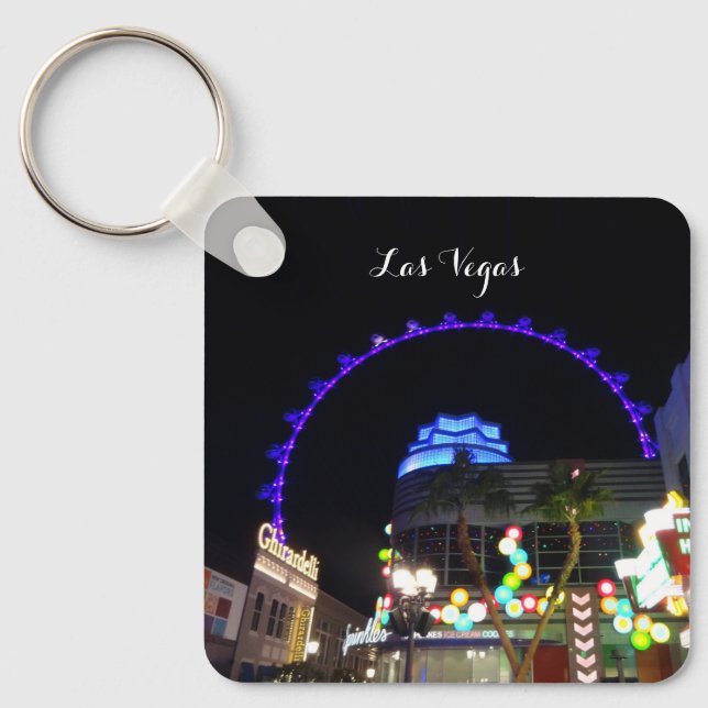 High Roller Ferris Wheel Las Vegas #5-2 Keychain Nyckelring (Framsida)