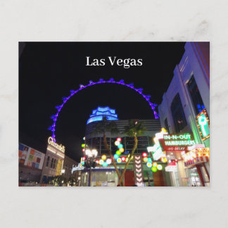 High Roller Ferris Wheel Las Vegas #5 vykort