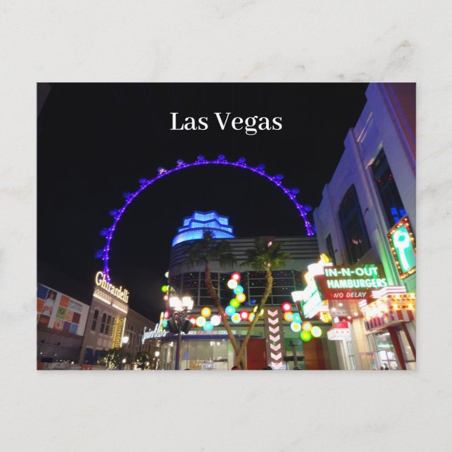 High Roller Ferris Wheel Las Vegas #5 vykort (Framsida)