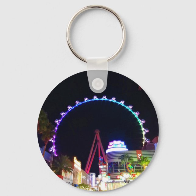 High Roller Ferris Wheel Las Vegas #6 Keychain Nyckelring (Framsida)