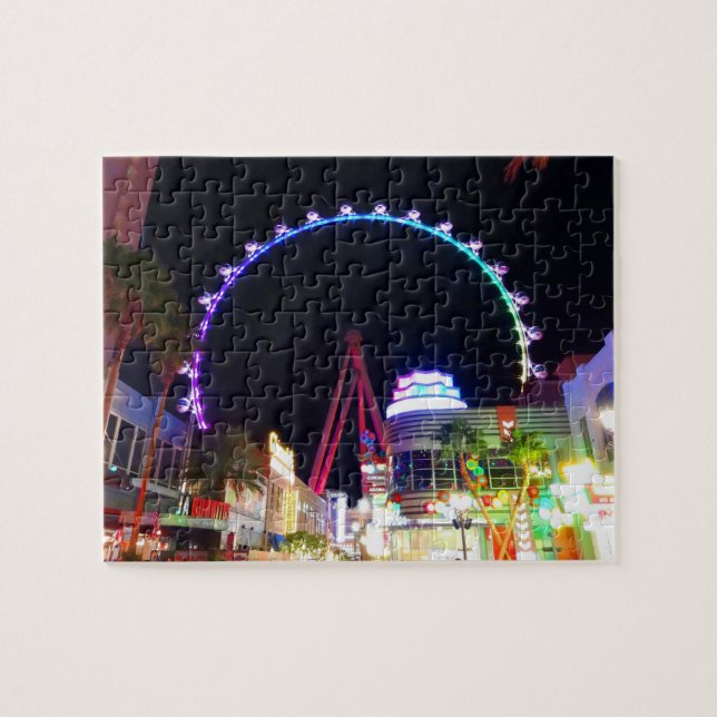 High Roller Ferris Wheel Las Vegas #6 Puzzle Pussel (Horisontell)