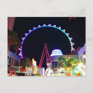 High Roller Ferris Wheel Las Vegas #6-vykort Vykort