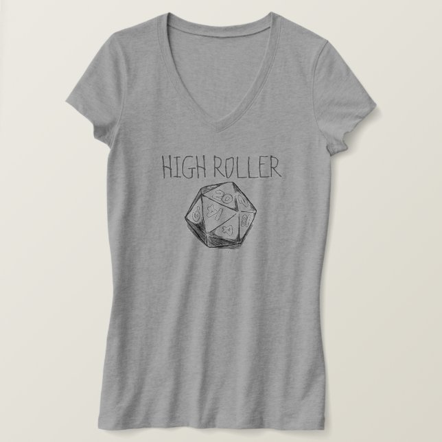 High Roller T-Shirt (Design framsida)