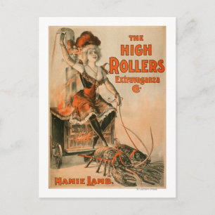 High Rollers Extravaganza "Mamie Lamb" Play Vykort