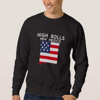 HIGH ROLLS USA State America Travel New Mexican Ne Lång Ärmad Tröja