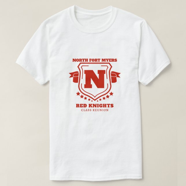 High School Alumni School Reunion i North Fort Mye T Shirt (Design framsida)